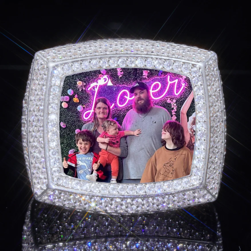 3D CUSTOM PICTURE ICED RING