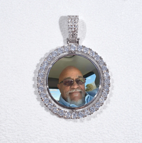 3D Spinning 2-Faced Custom Picture Pendant