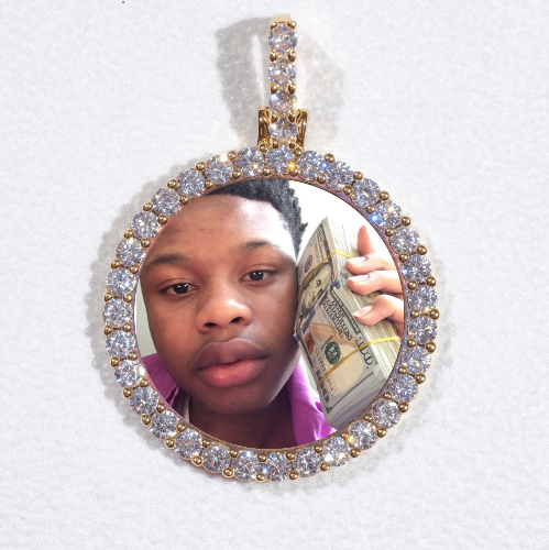 3D CIRCLE CUSTOM PICTURE PENDANT SMALL SIZE