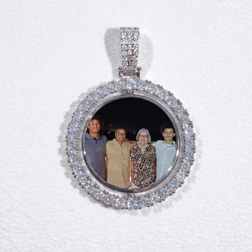 3D Spinning 2-Faced Custom Picture Pendant