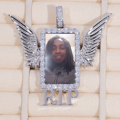 RIP WING 3D CUSTOM PICTURE PENDANT