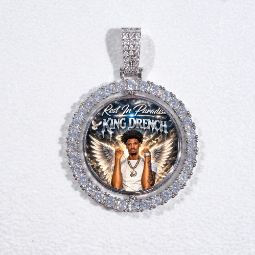 3D Spinning 2-Faced Custom Picture Pendant