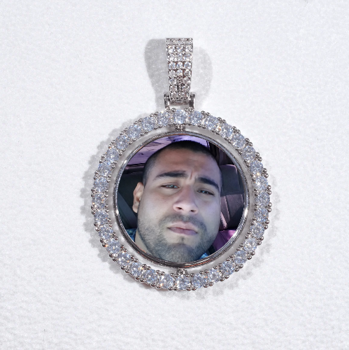 3D Spinning 2-Faced Custom Picture Pendant