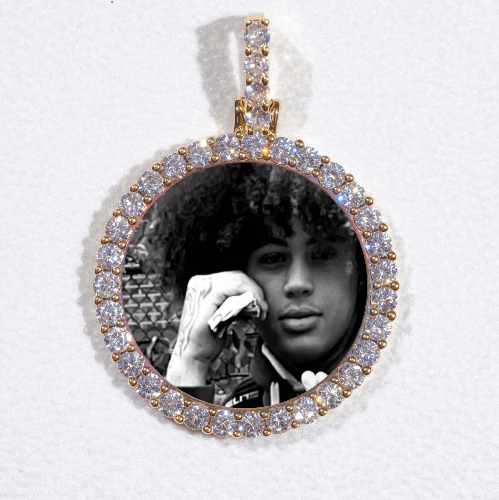 3D CIRCLE CUSTOM PICTURE PENDANT SMALL SIZE