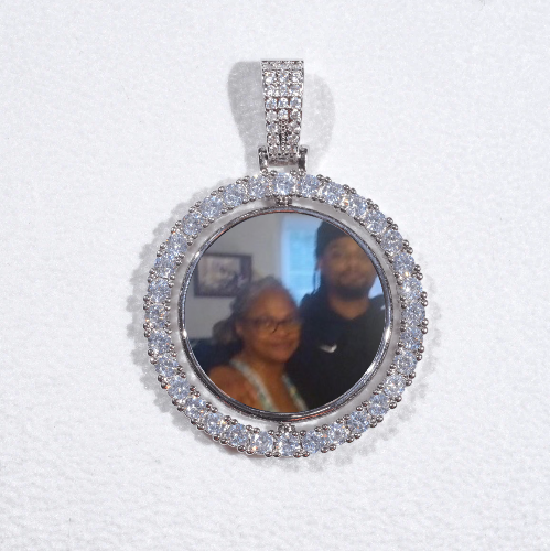 3D Spinning 2-Faced Custom Picture Pendant