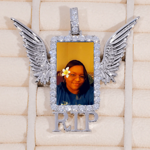 RIP WING 3D CUSTOM PICTURE PENDANT