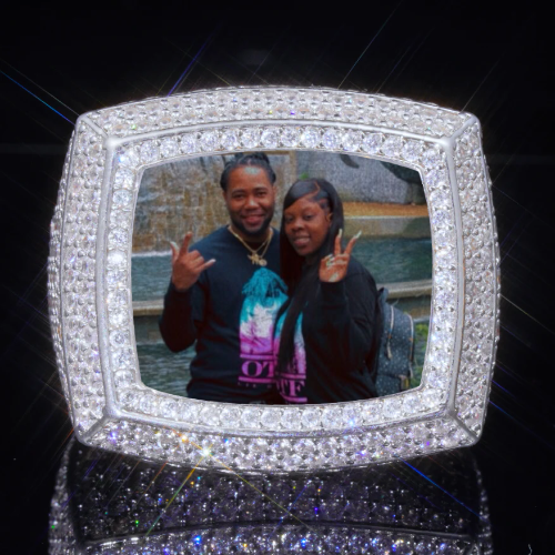 3D CUSTOM PICTURE ICED RING