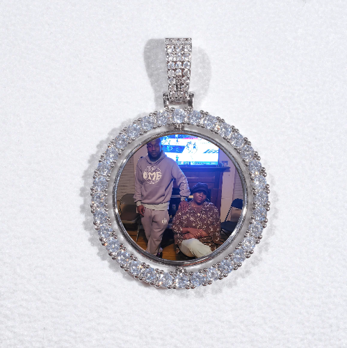 3D Spinning 2-Faced Custom Picture Pendant