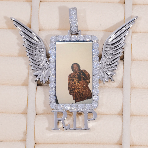 RIP WING 3D CUSTOM PICTURE PENDANT