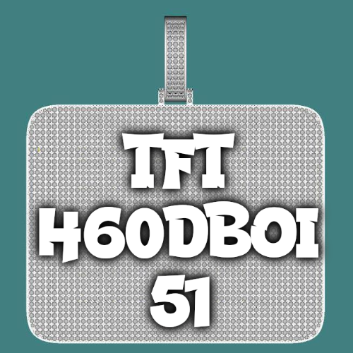 CUSTOM LETTER NECKLACE 3D BIG SQUARE