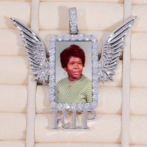 RIP WING 3D CUSTOM PICTURE PENDANT