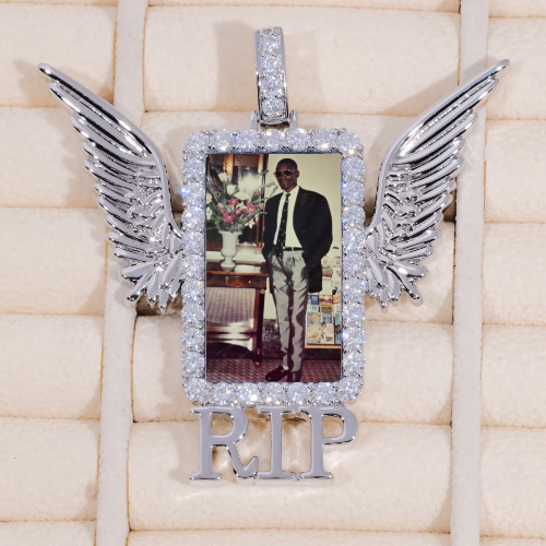 RIP WING 3D CUSTOM PICTURE PENDANT