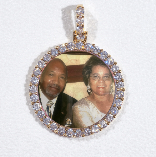 3D CIRCLE CUSTOM PICTURE PENDANT SMALL SIZE