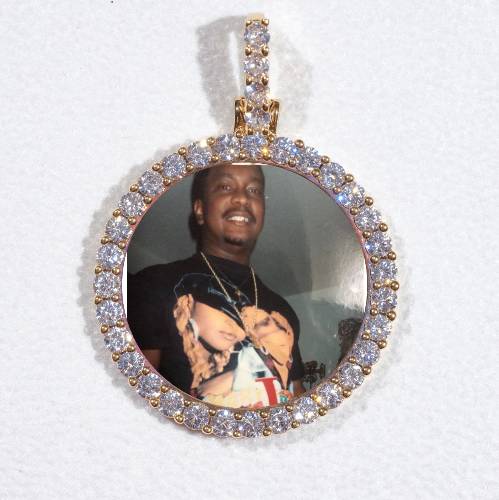 3D CIRCLE CUSTOM PICTURE PENDANT SMALL SIZE