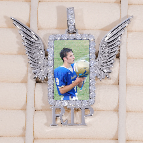 RIP WING 3D CUSTOM PICTURE PENDANT