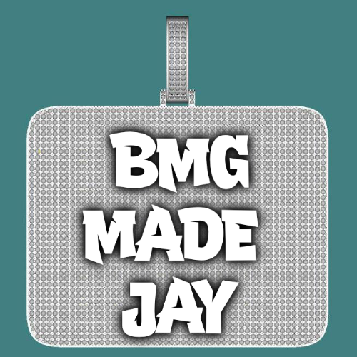 CUSTOM LETTER NECKLACE 3D BIG SQUARE