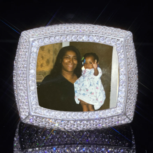 3D CUSTOM PICTURE ICED RING