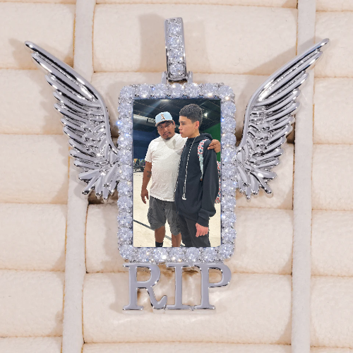 RIP WING 3D CUSTOM PICTURE PENDANT