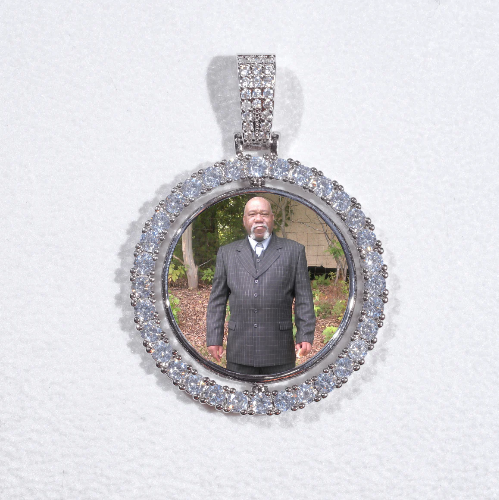 3D Spinning 2-Faced Custom Picture Pendant