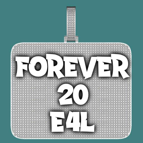 CUSTOM LETTER NECKLACE 3D BIG SQUARE