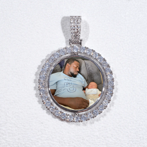 3D Spinning 2-Faced Custom Picture Pendant