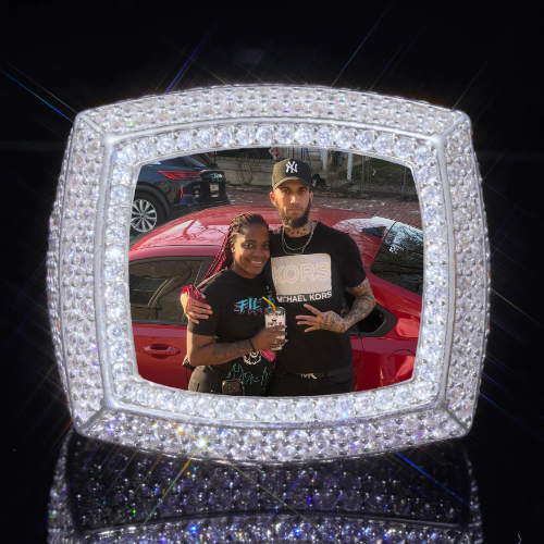 3D CUSTOM PICTURE ICED RING