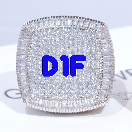 CUSTOM LETTER 3D ICED RING