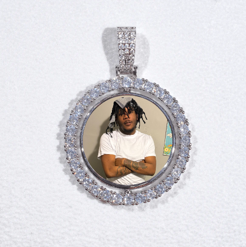 3D Spinning 2-Faced Custom Picture Pendant