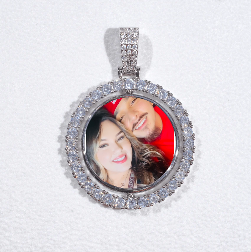 3D Spinning 2-Faced Custom Picture Pendant