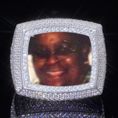 3D CUSTOM PICTURE ICED RING