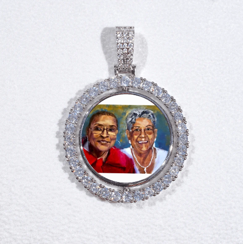 3D Spinning 2-Faced Custom Picture Pendant