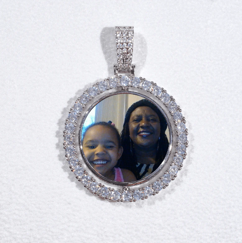 3D Spinning 2-Faced Custom Picture Pendant