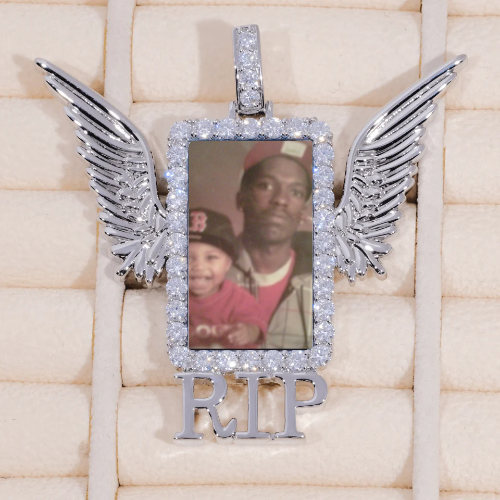 RIP WING 3D CUSTOM PICTURE PENDANT