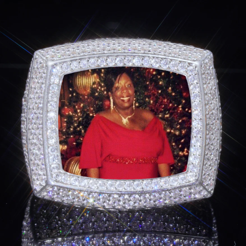 3D CUSTOM PICTURE ICED RING