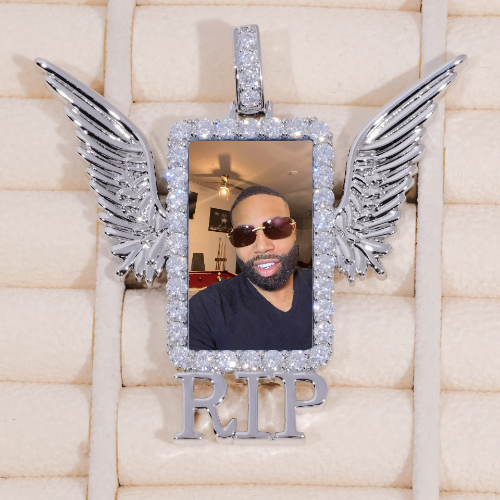 RIP WING 3D CUSTOM PICTURE PENDANT