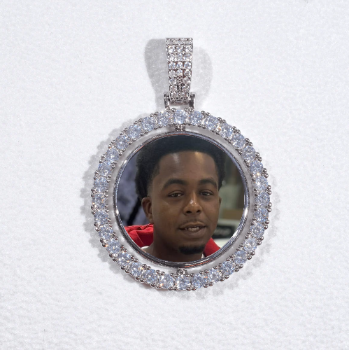 3D Spinning 2-Faced Custom Picture Pendant
