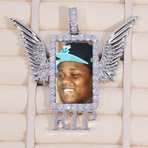 RIP WING 3D CUSTOM PICTURE PENDANT