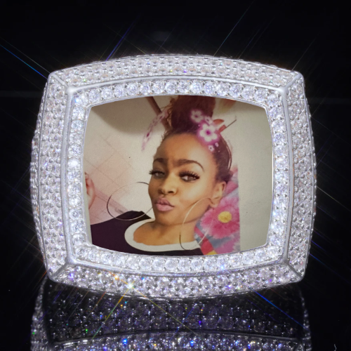 3D CUSTOM PICTURE ICED RING