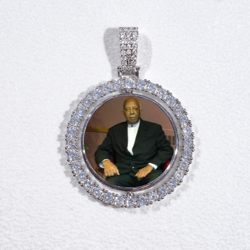 3D Spinning 2-Faced Custom Picture Pendant
