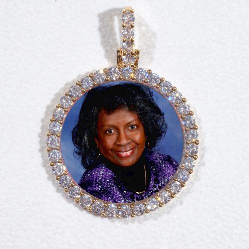3D CIRCLE CUSTOM PICTURE PENDANT SMALL SIZE