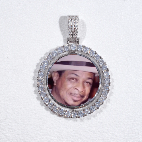 3D Spinning 2-Faced Custom Picture Pendant