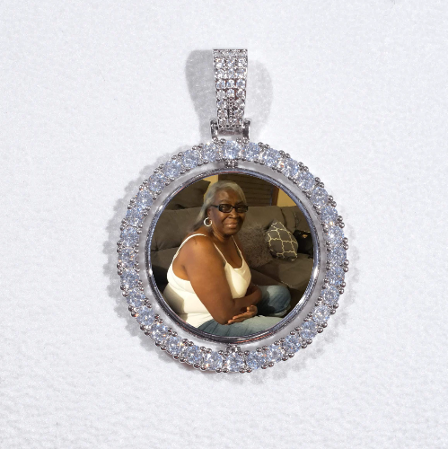 3D Spinning 2-Faced Custom Picture Pendant