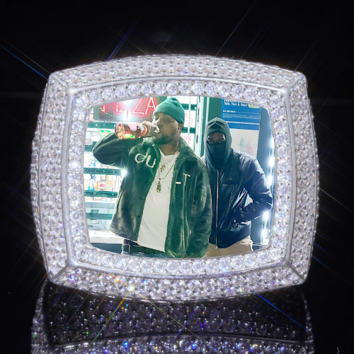 3D CUSTOM PICTURE ICED RING