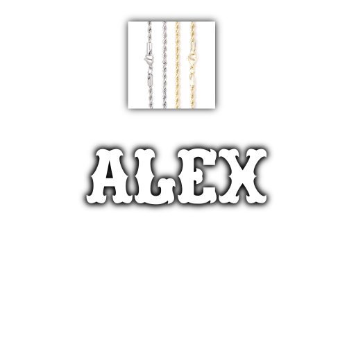 Custom Letters Freibeuter Font Necklace