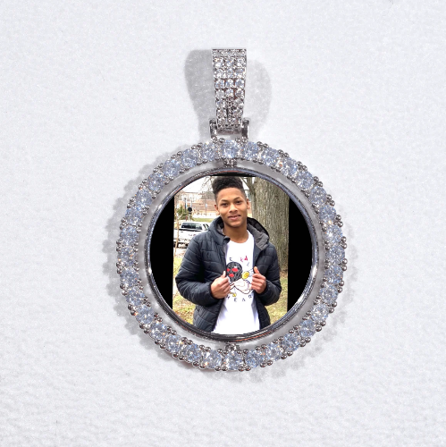3D Spinning 2-Faced Custom Picture Pendant
