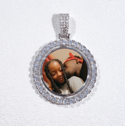 3D Spinning 2-Faced Custom Picture Pendant