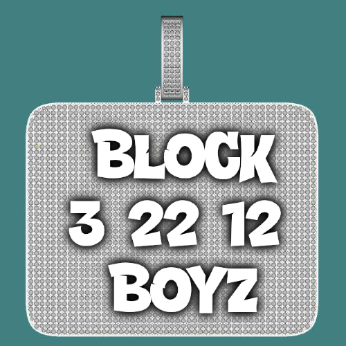 CUSTOM LETTER NECKLACE 3D BIG SQUARE