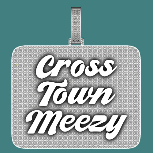 CUSTOM LETTER NECKLACE 3D BIG SQUARE