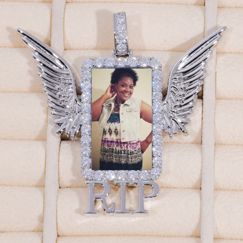 RIP WING 3D CUSTOM PICTURE PENDANT