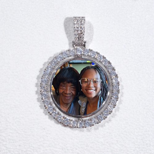 3D Spinning 2-Faced Custom Picture Pendant